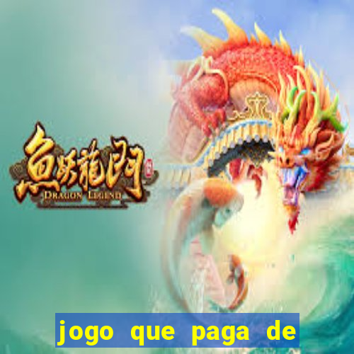 jogo que paga de verdade no pix